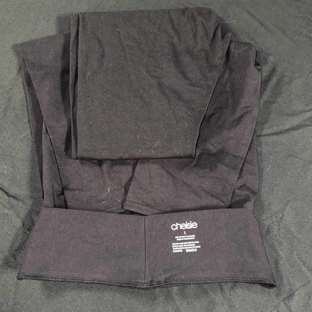 2 pairs of Large Black Leggings